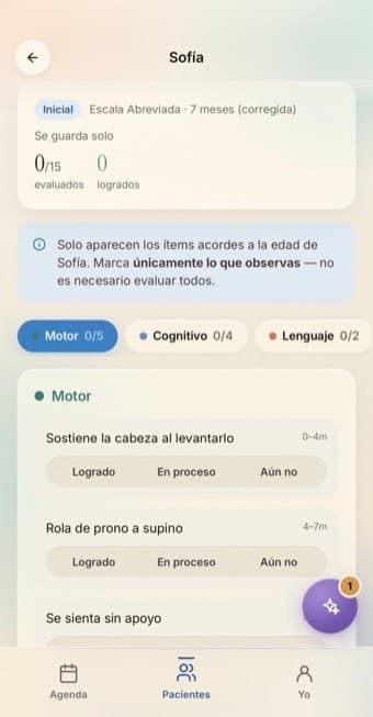 Vera: Escala Abreviada del Desarrollo